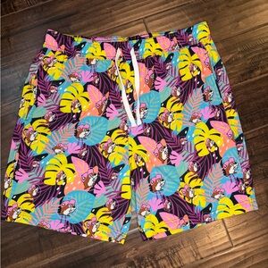 Buc-ee’s Men’s Tropical Beaver Moon Swim Trunks - Size Large